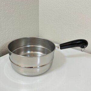 Vintage Revere Ware 7" Steamer Insert for 2 & 3 Quart Saucepan/Pot Stainless EUC